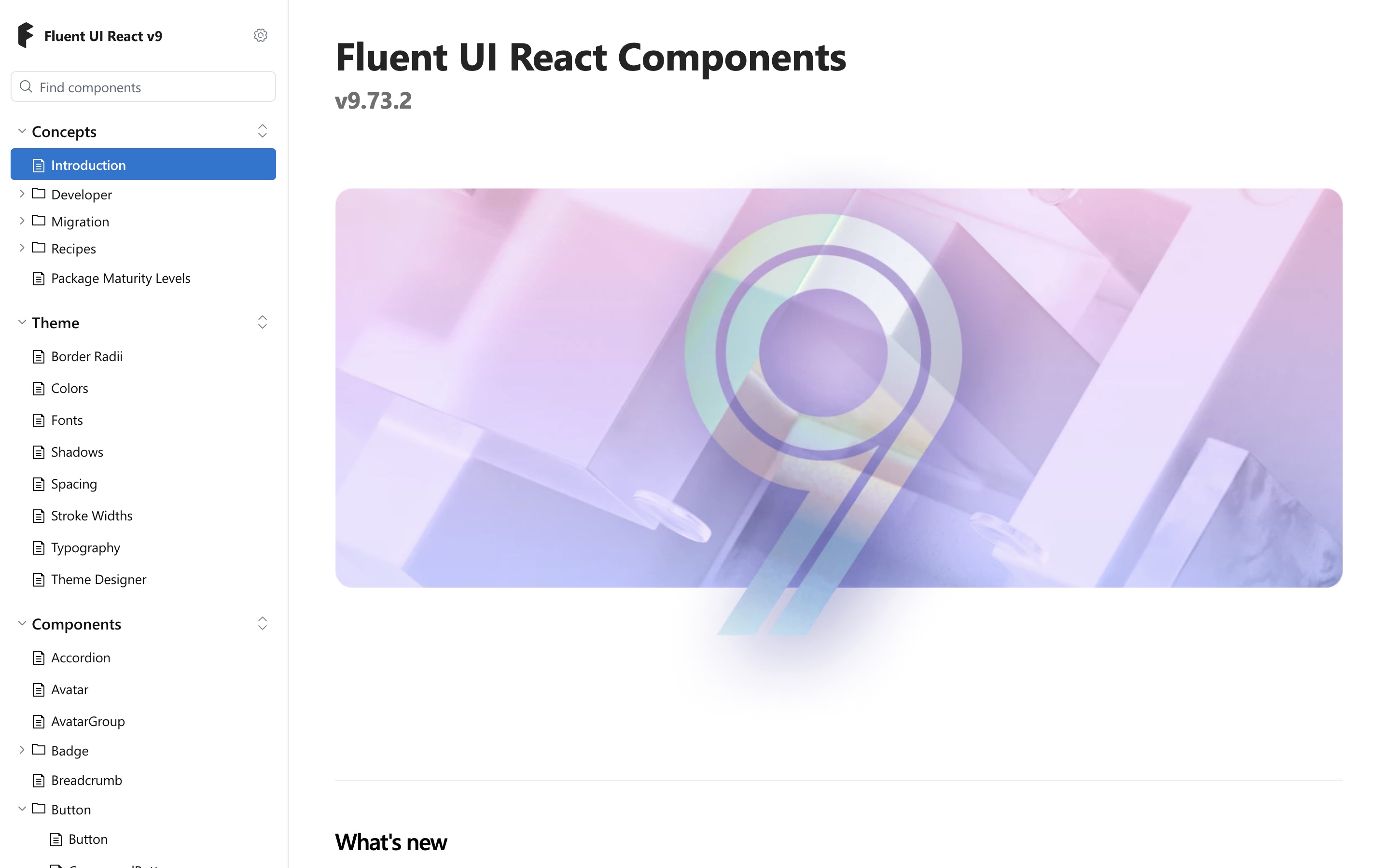 Fluent UI React screenshot